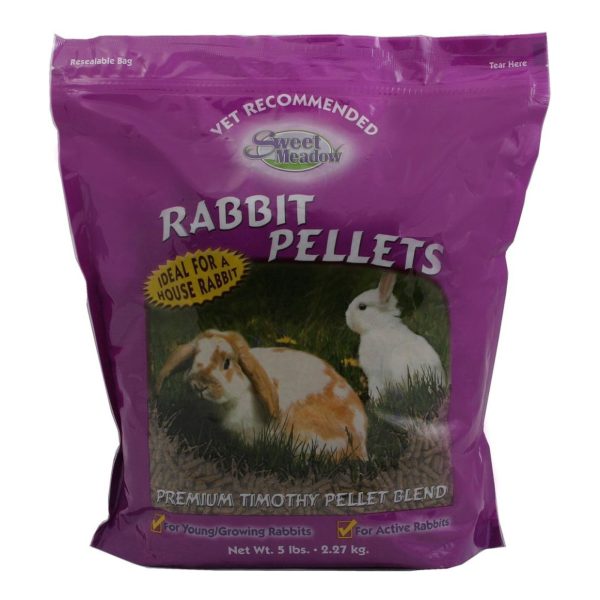 Sweet Meadow Farm Rabbit Pellets Original Blend 6ea 5 lb For Discount