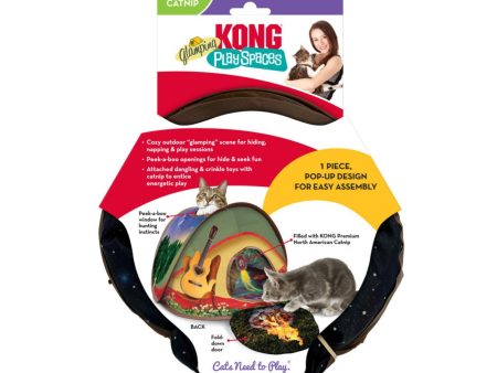 KONG Play Spaces Glamping Tent Cat Toy 1ea One Size Online Sale