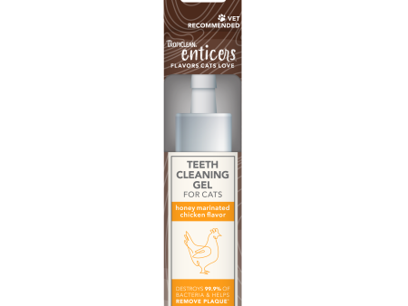 Tropiclean Cat Enticers Cleaning Gel Chicken 2Oz Fashion