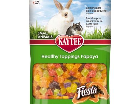 Kaytee Healthy Toppings Papaya Treat for Small Animals 1ea 2.5 oz Online