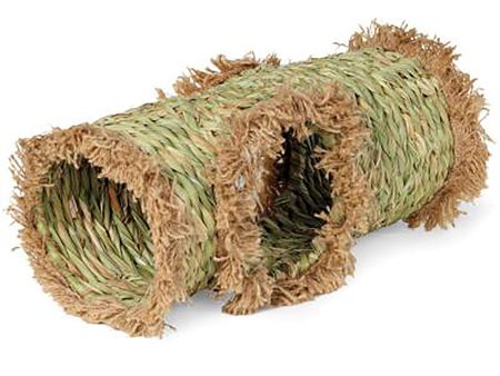 A E Cages Small Animal MultiHole Grass Play Hut Natural; 1ea-LG Discount