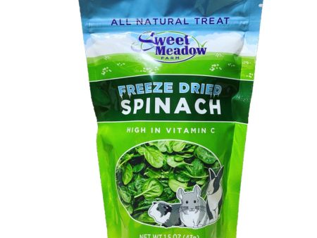 Sweet Meadow Farm Freeze Dried Spinach All Natural Small Animal Treat 1ea 1.5oz. Discount