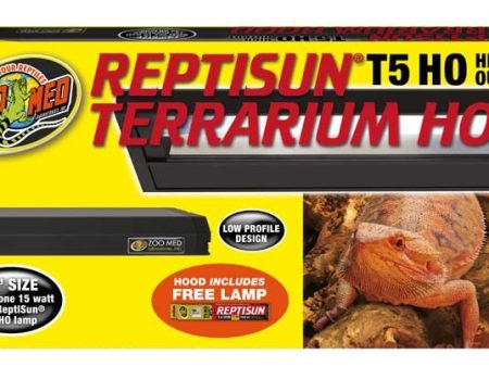 Zoo Med ReptiSun T5 HO High Output Terrarium Hood 1ea 14 in Discount