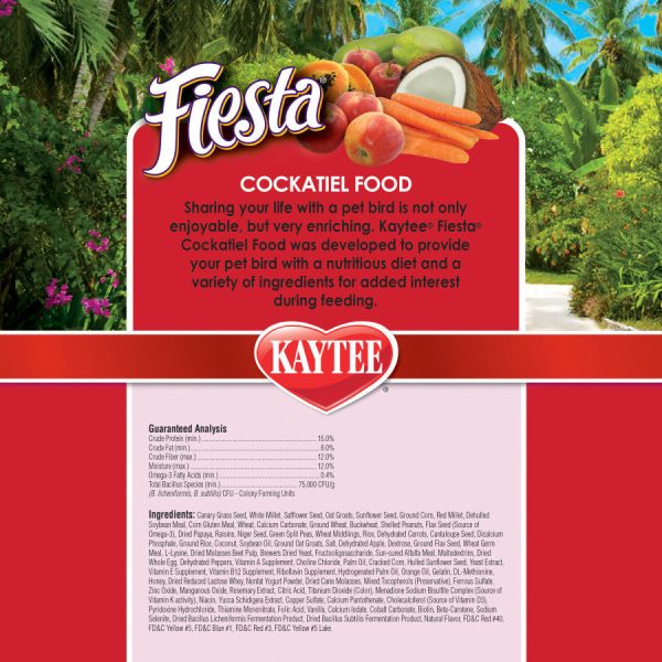 Kaytee Fiesta Cockatiel Food 1ea 4.5 lb Discount