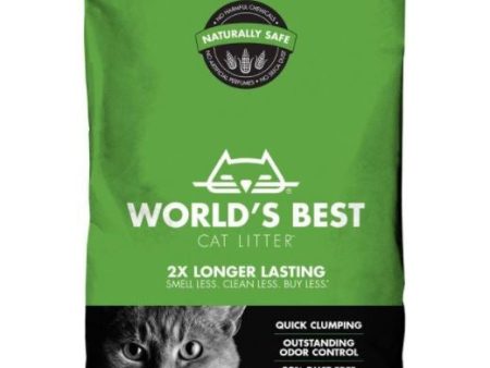 World s Best Cat Litter Original Unscented Cat Litter 1ea 15 lb For Sale