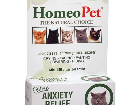 HomeoPet Feline Anxiety Relief Drops 1ea 15 ml Online Sale