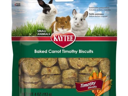 Kaytee Timothy Biscuits Baked Treat - Carrot 1ea 4 oz Cheap