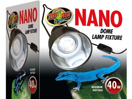 Zoo Med Nano Dome Lamp Fixture Black 1ea 4 in Online Hot Sale