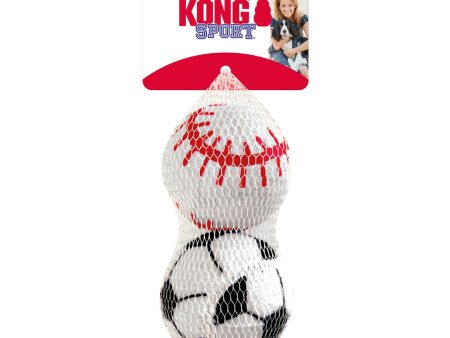 KONG Sport Balls Cat Toy Assorted 1ea SM, 2 pk Fashion