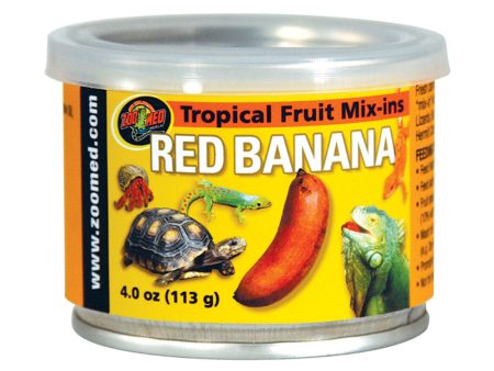 Zoo Med Fruit Mix-Ins Red Banana Reptile Wet Food 1ea 3.4 oz Sale