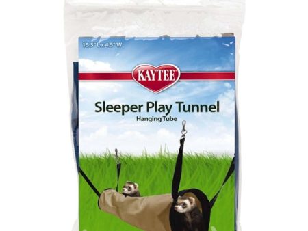 Kaytee Simple Sleeper Play Tunnel Pink, Purple, Blue, Green 1ea 15 in X 4.5 in Hot on Sale