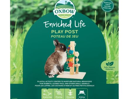 Oxbow Animal Health Enriched Life Play Post Small Animal Toy 1ea One Size Hot on Sale