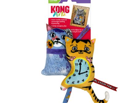 KONG Artz Catnip Cat Toy Salvador PawLi  Whiskers van Gogh, 1ea 2 pk Online Hot Sale