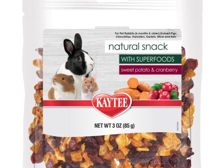 Kaytee Natural Snack with Superfoods Sweet Potato & Cranberry 1ea 3 oz Online Hot Sale