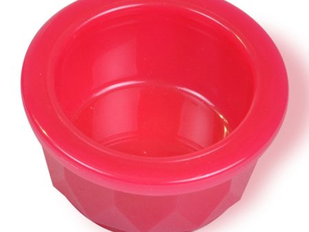 Van Ness Plastics Crock Translucent Heavyweight Small Animal Dish Assorted 1ea Midget Cheap