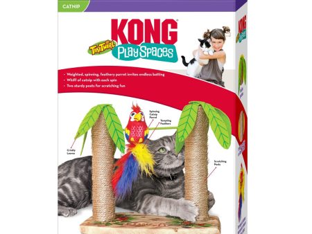 KONG Play Spaces Tiki Twirl Cat Toy 1ea One Size Discount