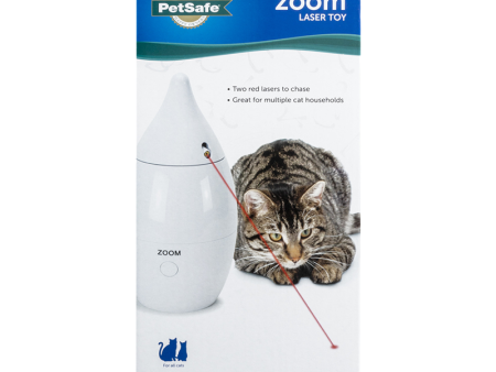 PetSafe Zoom Automatic Laser Cat Toy White 1ea One Size Online now