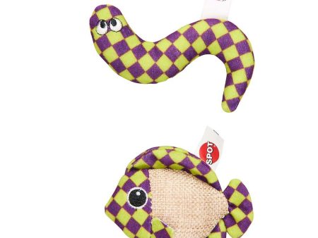 Spot Gone Fishin Cat Toy with Catnip Assorted 6.5 in Hot on Sale