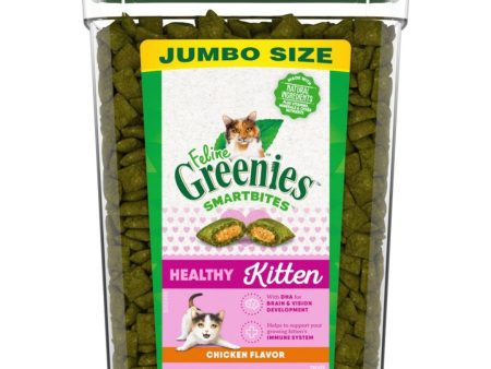 Greenies Feline Smart Bites Healthy Kitten Cat Treats Chicken 1ea 16 oz Cheap