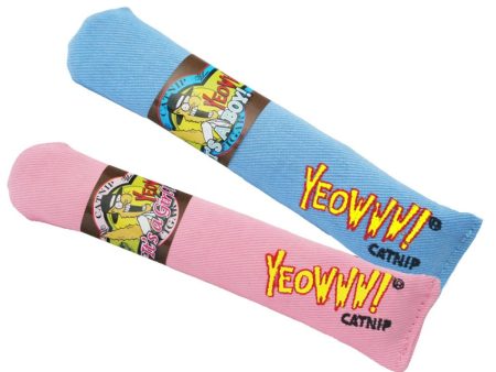 Yeowww! Big Baby Cigars Catnip Toy Blue 1ea 7 in, 12 pk For Cheap