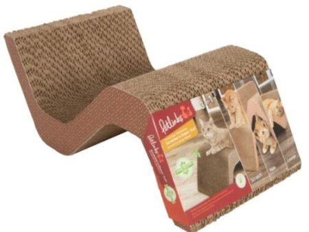 Petlinks Scratcher s Choice Curl Corrugate Cat Scratcher With Infused Catnip 1ea Supply