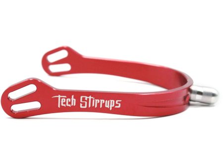 Tech Stirrups Knopsporen Verona Short Tips Rood For Sale