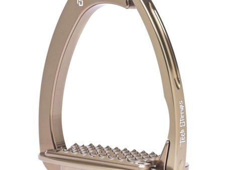 Tech Stirrups Stijgbeugels Venice Sloped EVO Bruin Hot on Sale