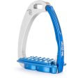 Tech Stirrups Stijgbeugels Venice Sloped M Zilver Blauw Hot on Sale