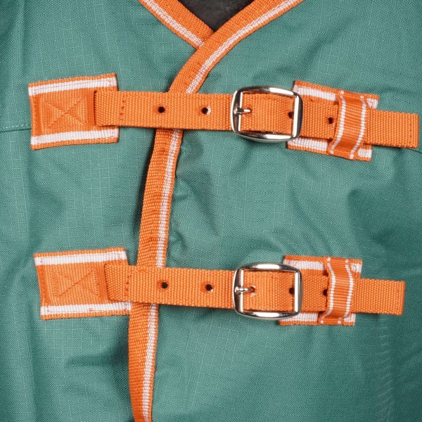 Weatherbeeta Winterdeken Comfitec Tyro Combo Neck Medium 220g Green Burnt Orange White Online now