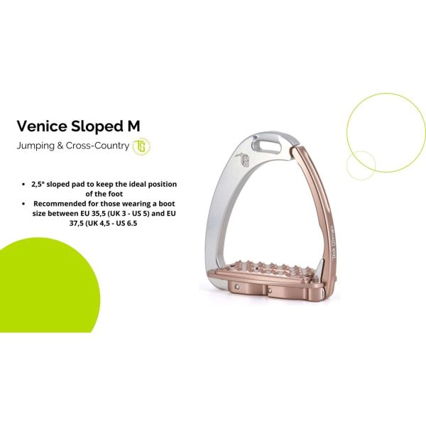 Tech Stirrups Stijgbeugels Venice Sloped M Zilver Zilver Hot on Sale