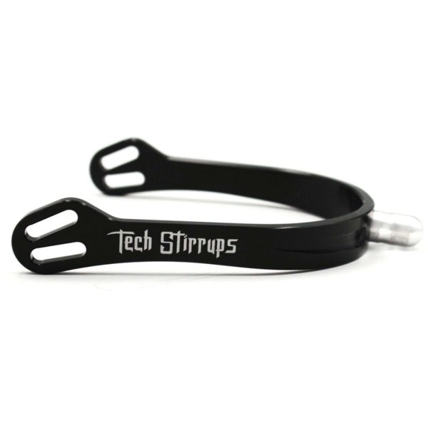 Tech Stirrups Knopsporen Florence Zwart Fashion