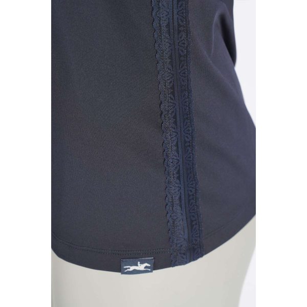 Schockemöhle Poloshirt Page Summer Dark Blue For Cheap