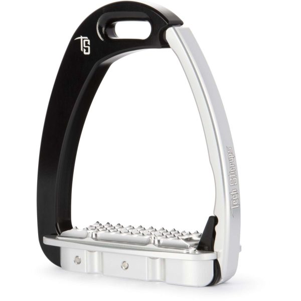 Tech Stirrups Stijgbeugels Venice Children Zwart Zilver Supply