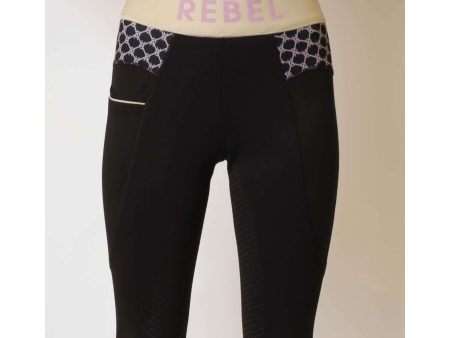 Rebel Rijlegging AO Printed Zwart on Sale