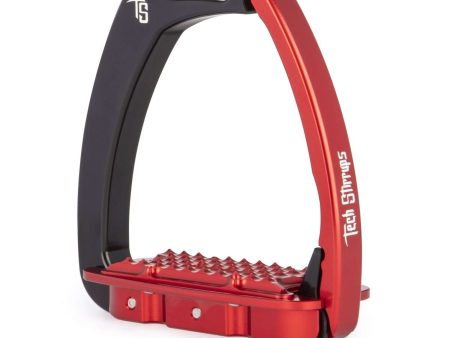 Tech Stirrups Stijgbeugels Venice Children Zwart Rood Online now