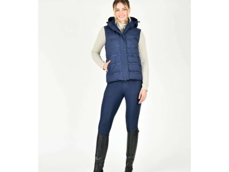 Weatherbeeta Bodywarmer Hapur Heat Seal Quilted Navy Iris on Sale