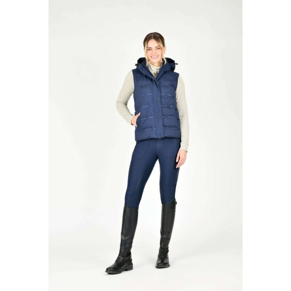 Weatherbeeta Bodywarmer Hapur Heat Seal Quilted Navy Iris on Sale