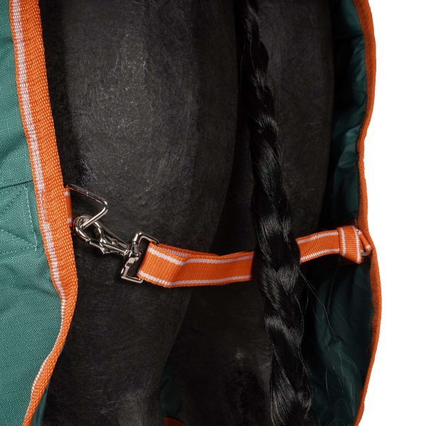 Weatherbeeta Winterdeken Comfitec Tyro Combo Neck Medium 220g Green Burnt Orange White Online now