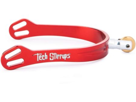 Tech Stirrups Wielsporen Verona Rowel Tips Rood Sale