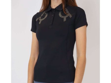 Rebel Poloshirt Shiny Seam Navy For Discount