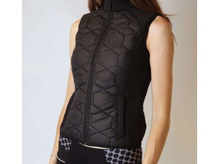 Rebel Bodywarmer Cube Quilted Hybrid Zwart For Cheap