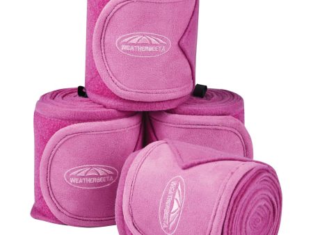 Weatherbeeta Bandages Fleece 4 Stuks Red Violet Fashion