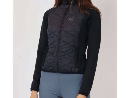 Rebel Jas Cube Quilted Hybrid Navy on Sale