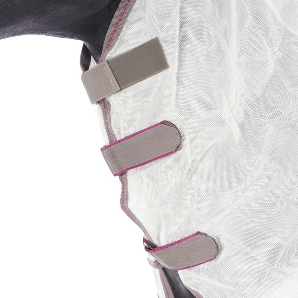 Weatherbeeta Comfitec Airflow II Combo Neck Wit Donkergrijs Orchid Online now